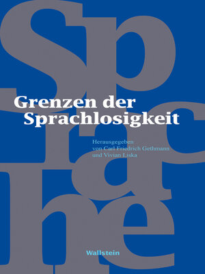cover image of Grenzen der Sprachlosigkeit